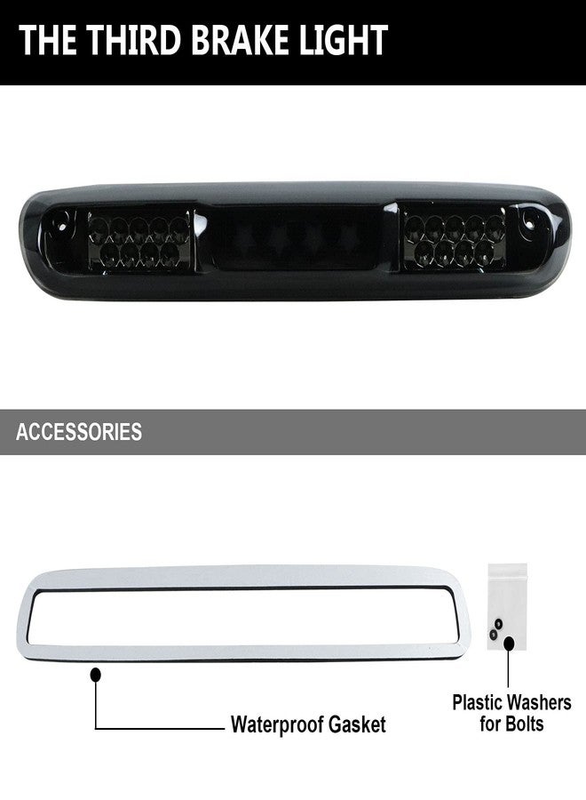 Tresound LED Third 3rd Brake Light for 2007-2013 Chevy Silverado GMC Sierra 1500 2500 3500 HD Classic, Rear Cargo Lamp High Mount Stop light - Image 5